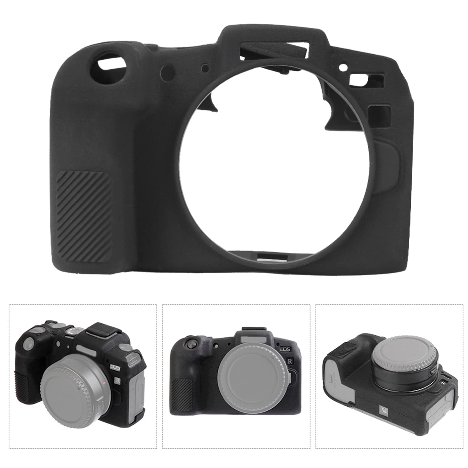 Yctze Custodia Protettiva in Morbido Silicone per Fotocamera Mirrorless CanonRP, Leggera e Facile da Installare