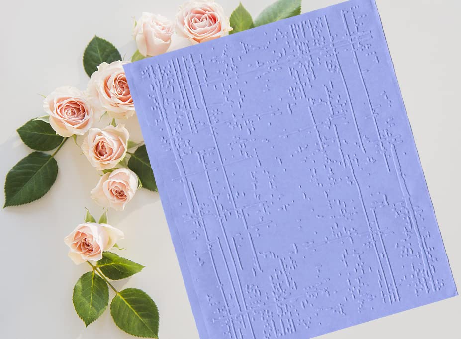 Threetols 3-D Textured Impressions Embossing Folder, Dot Background Embossing Folder for Card Making, Line Frame DIY Plastic Scrapbooking Photo Album Card Paper DIY Craft Decoration Template Mold