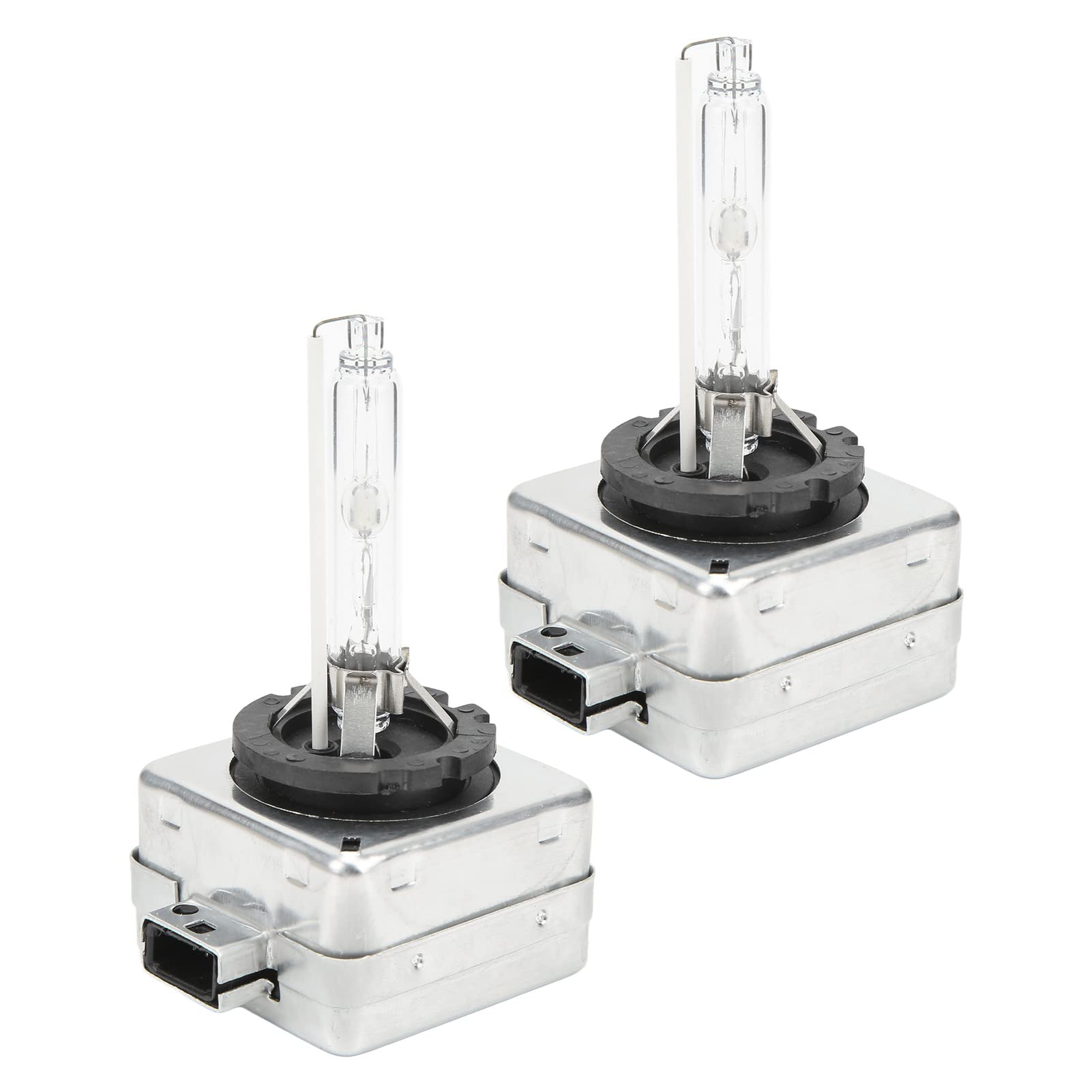 2 Bombillas de Xenón D1S para Faros Delanteros, 6000 K, 35 W, 3200 Lm, Ultrabrillantes, Larga Vida útil, Amplia Aplicabilidad, Ahorro de Energía, Diseño de Seguridad,