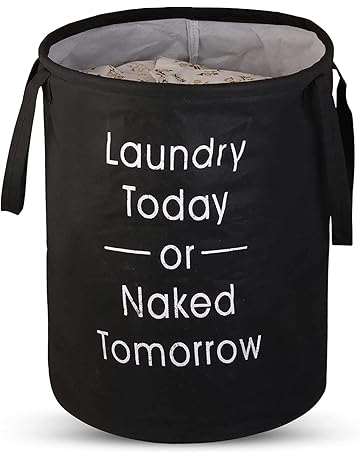 Agroha Printed Waterproof Canvas Laundry Bag, Toy Storage, Laundry Basket Organizer 45L bags (Pack of 1, Black)