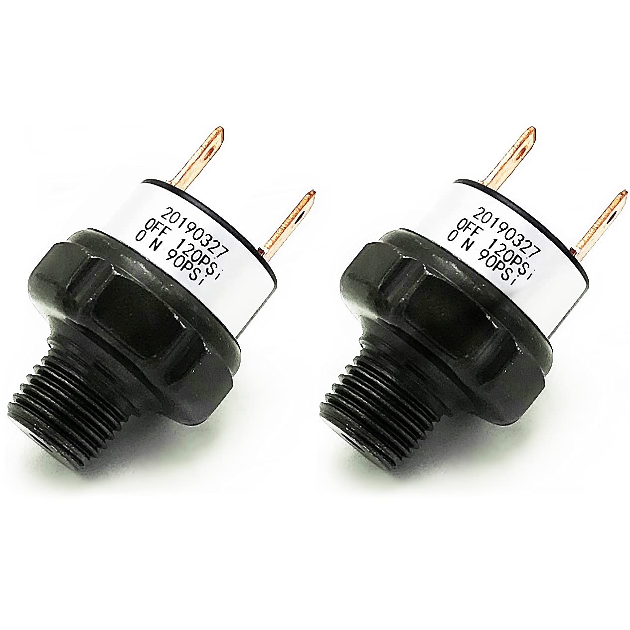 Air Compressor Heavy Duty Pressure Switch Valve 1/4" NPT End Pressure Control-in - Foto 3