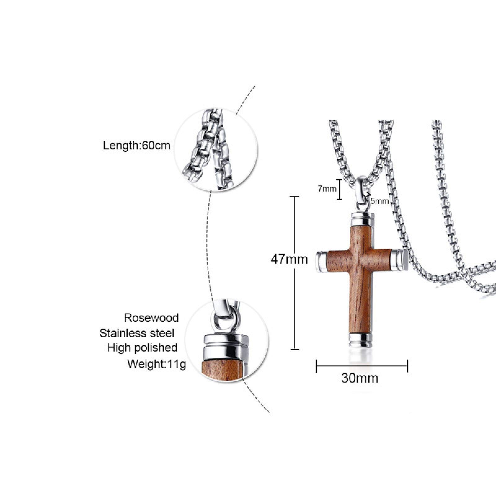 Halskette Herren Anhänger Chain Ketten Dame Geschenk Kreuz Anhänger Halskette Männer Schmuck Custom Geschenk