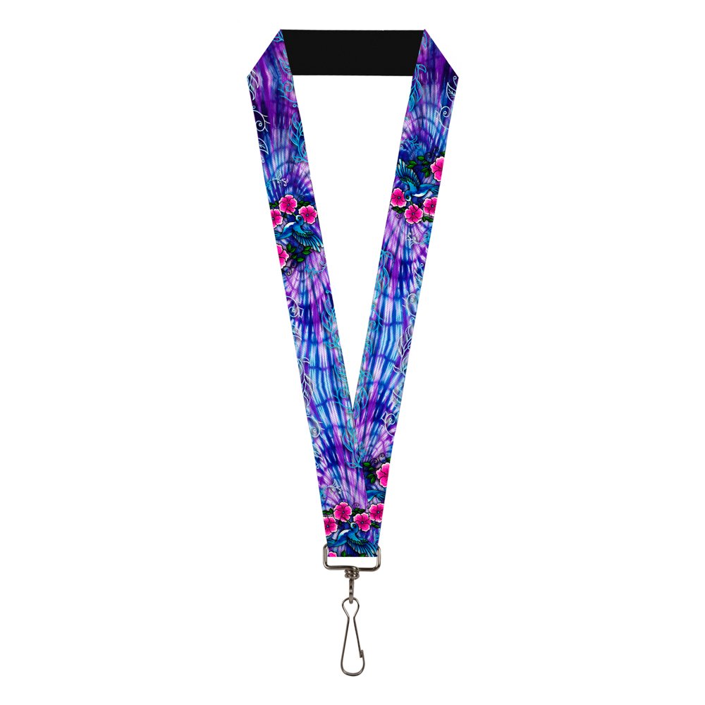 Buckle-Down Lanyard-1.0"-Tattoo Johnny-Hummingbird, Multicolor, One size