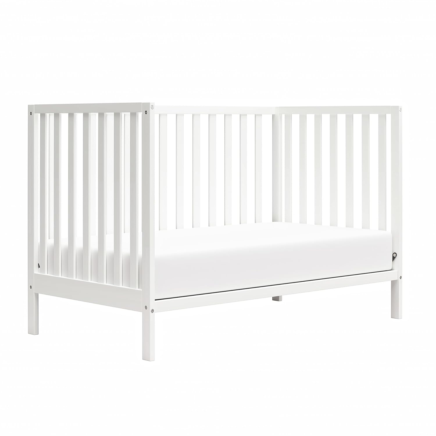 Baby Relax Ivey 3-in-1 Convertible Crib, White