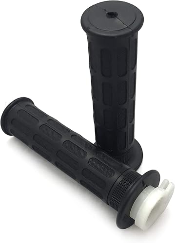 Miniatura 2 de SMT - Manillar de goma de 7/8 pulgadas para manillar compatible con motocicleta Bike Cafe Racer 1 par [P/N:XH-BTWSK]