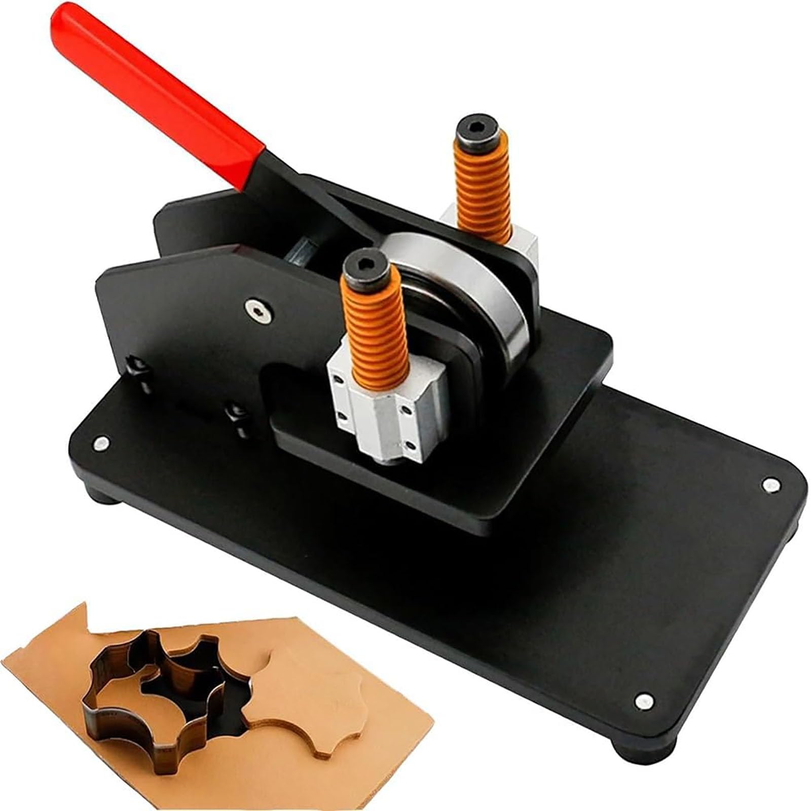 Machine de découpe de cuir 10x10 cm, presse à découper, course de 45 mm, l