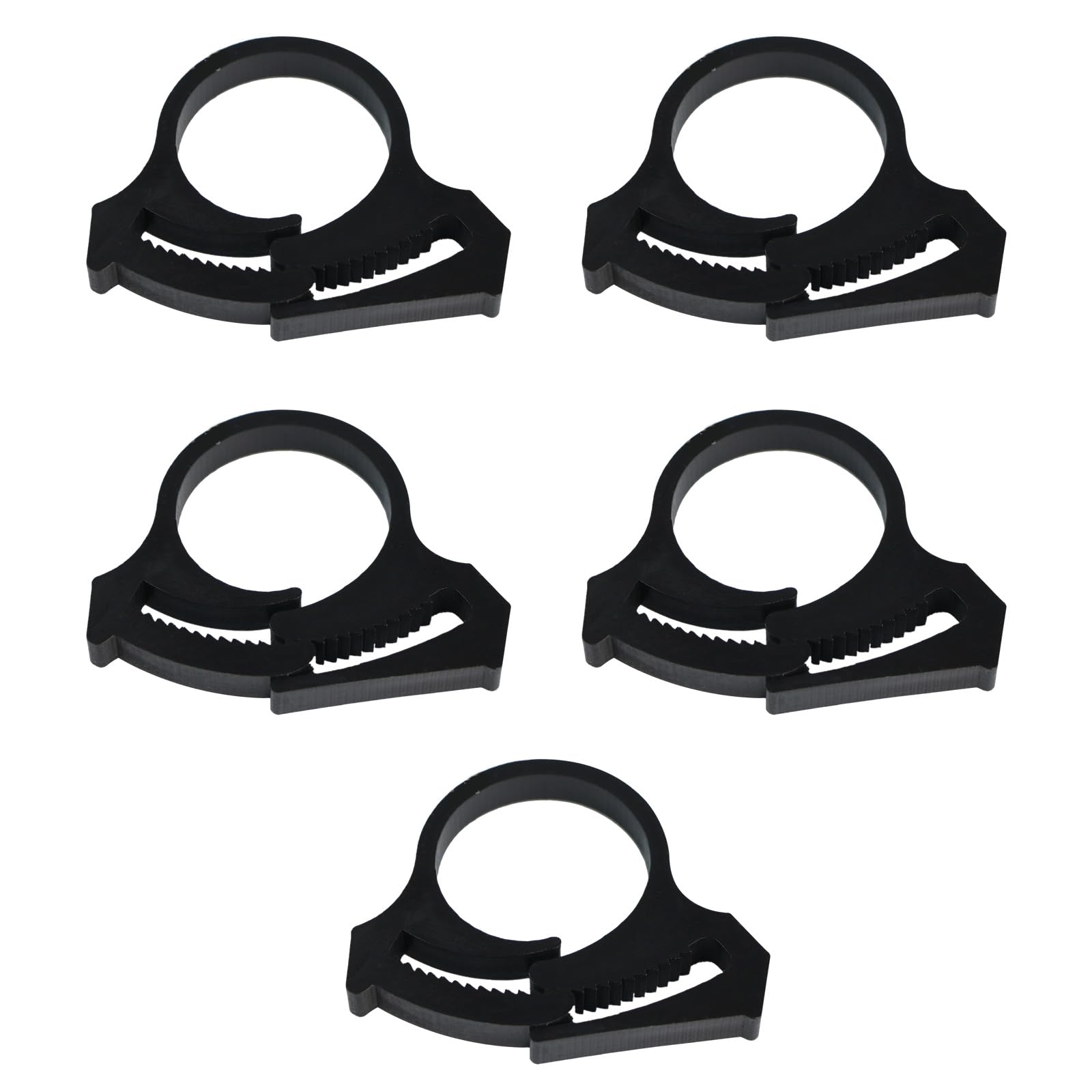 Tsophreniq Multicolor 5Piece Easy Installation Pipe Fasteners For Efficient Greenhouses And Garden Irrigation Tubing Clamps Water Hose Clips Agricultural Pipe Clamps