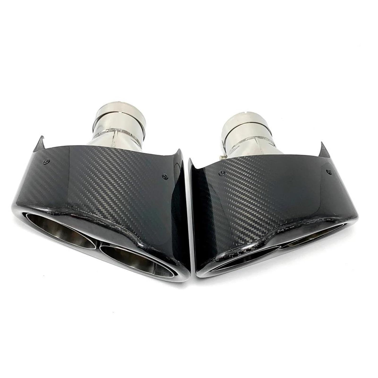 Puntas escape de acero inoxidable satinado para silenciador deportivo S5 y RS5 7