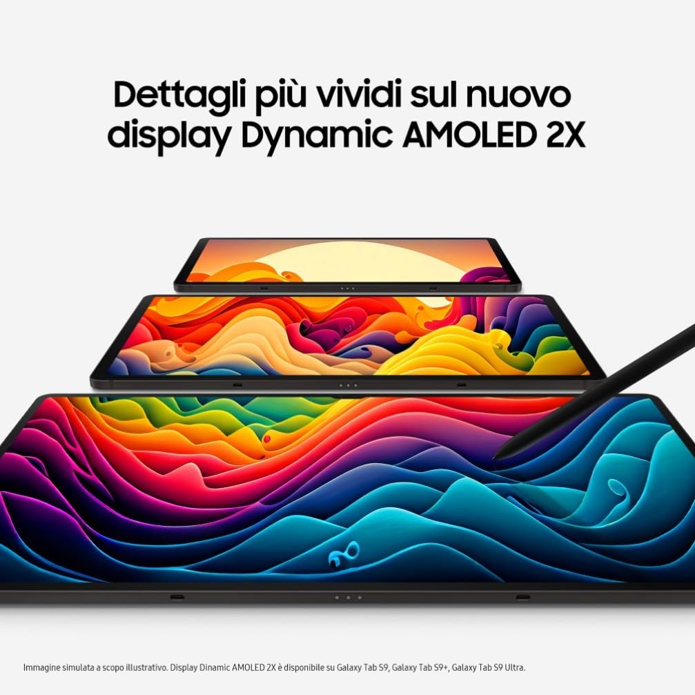 Samsung Galaxy Galaxy Tab S9 Ultra Tablet Android 5G RAM 12GB 256GB SSD [Versione italiana] 2023 + Battery Pack