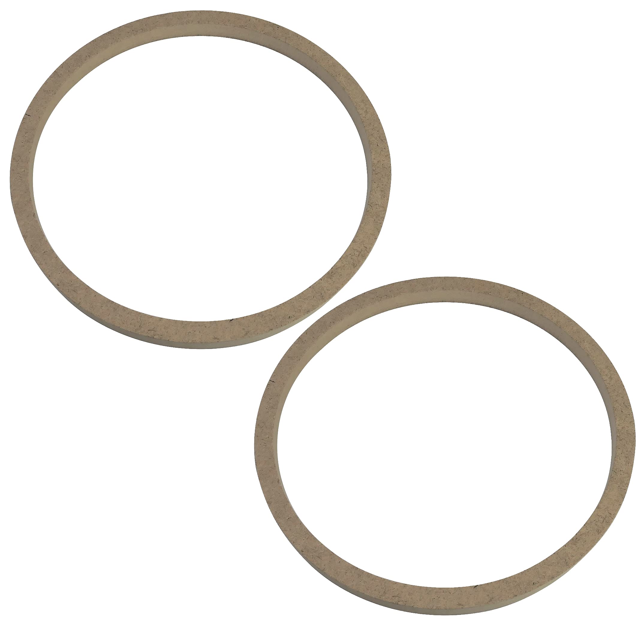 AERZETIX - C52047 - Set di 2 adattatori/supporti/anelli universali per altoparlanti Ø200mm - Ø202xØ181x12mm - distanziatore/ring in MDF per altoparlante/auto/veicolo/sistema sonoro - 1