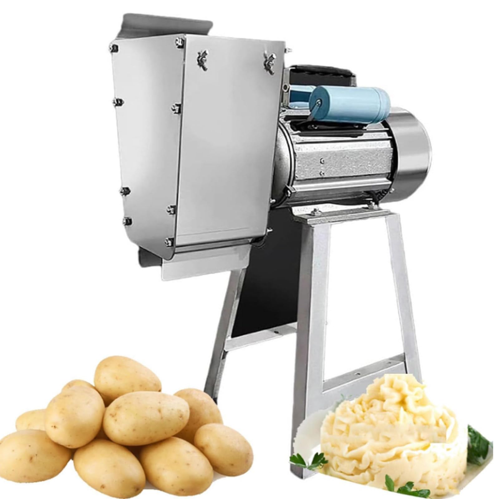 Molinillo De Verduras De Pie De 1100 W, con Motor De Cobre Puro, Ahorro De Tiempo, para Patatas, RáBanos, Tomates, Calabazas, Herramienta De Cocina