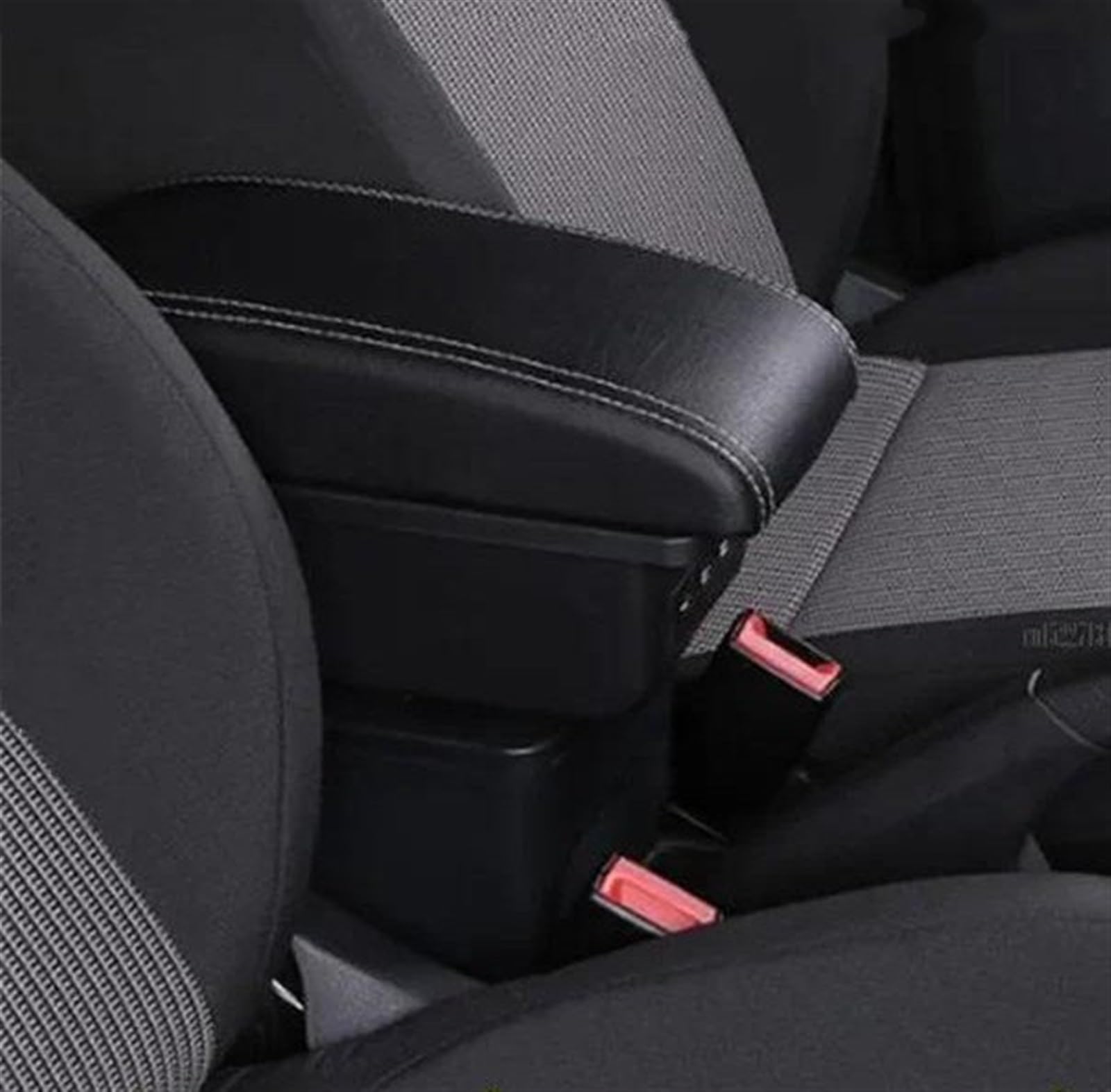 Noheeu B White Line 3Usb Car Armrest Box For Fabia 4 Central Storage Interior Retrofit Usb Accessories