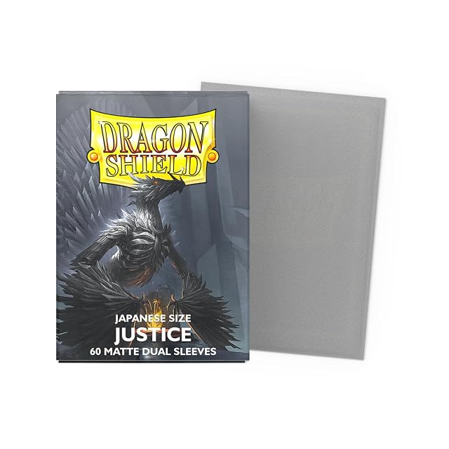 Foto 2 de 3 de Arcane Tinmen ApS ART15161 Dragon Shield: Mangas de arte japonés mate dual - Justicia (60)