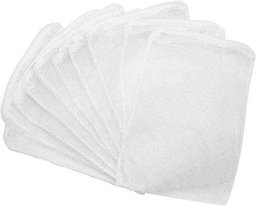 Image GreeStore 10 Pcs Aquarium Filter Mesh Bags, Filter Media Nylon Net Bag with Zipper, for Aquarium Garden Pond, 15x20CM Image GreeStore 10 Pcs Aquarium Filter Mesh Bags, Filter Media Nylon Net Bag with Zipper, for Aquarium Garden Pond, 15x20CM