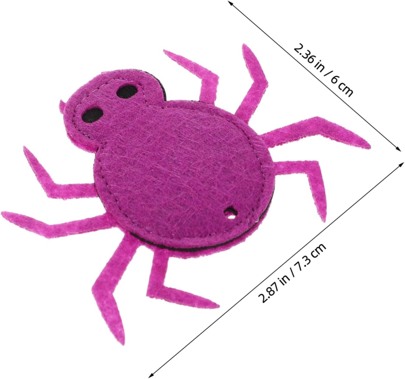 UPKOCH 24pcs Halloween Felt Spider Decorations Unique DIY Accessories for Spooky Party Home Decor Vibrant Felt Material Easy Installation for Creative Family Fun