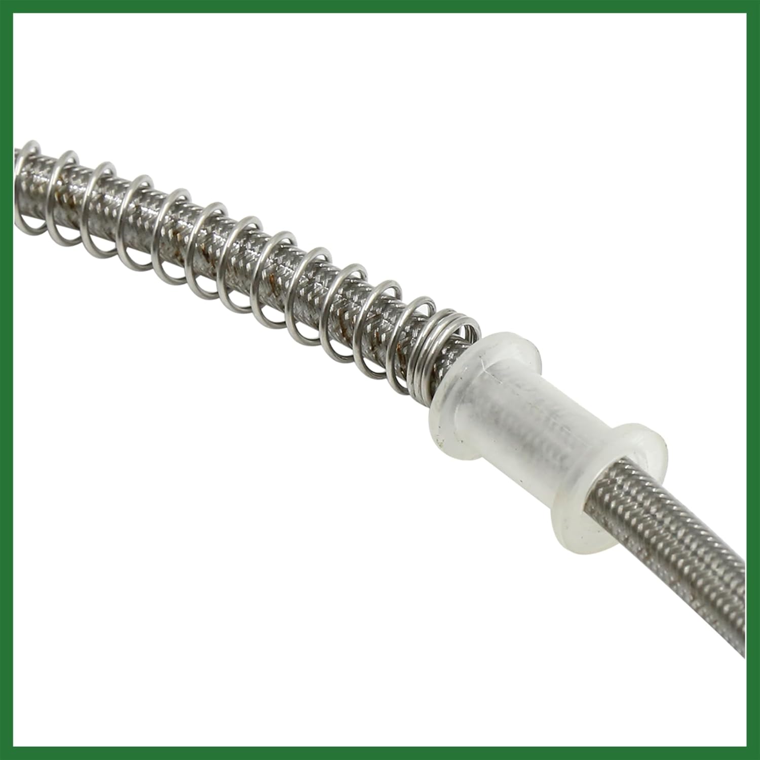 Silver Tone 45Cm Stainless Steel Hydraulic Oil Hose for Motorcycle