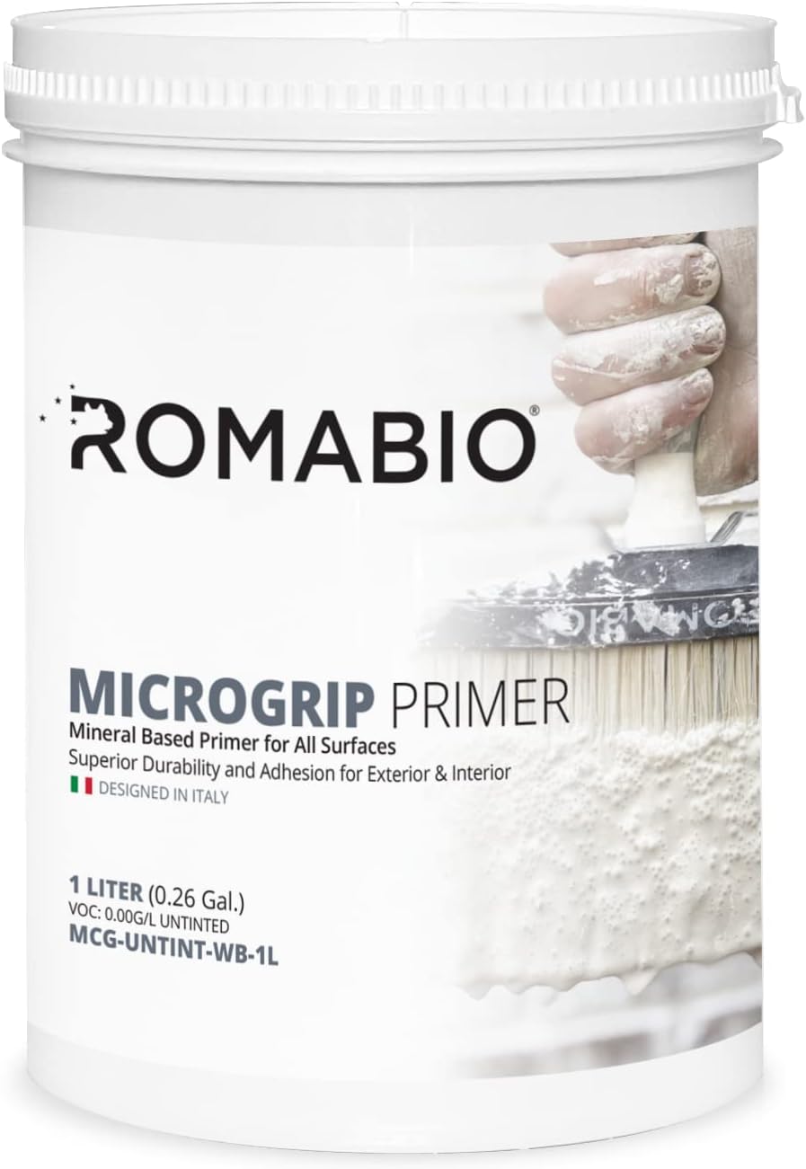 MicroGrip Primer, Interior/Exterior, Mineral Paint Primer, 1L/1QT