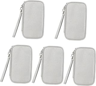 UKCOCO 5 Peças Saco De Armazenamento De Cabo De Dados Sacos De Embalagem De Viagem Saco De Armazenamento De Viagem Organizador De Acessórios Digitais Tamanho De Viagem Bolsa Organizadora