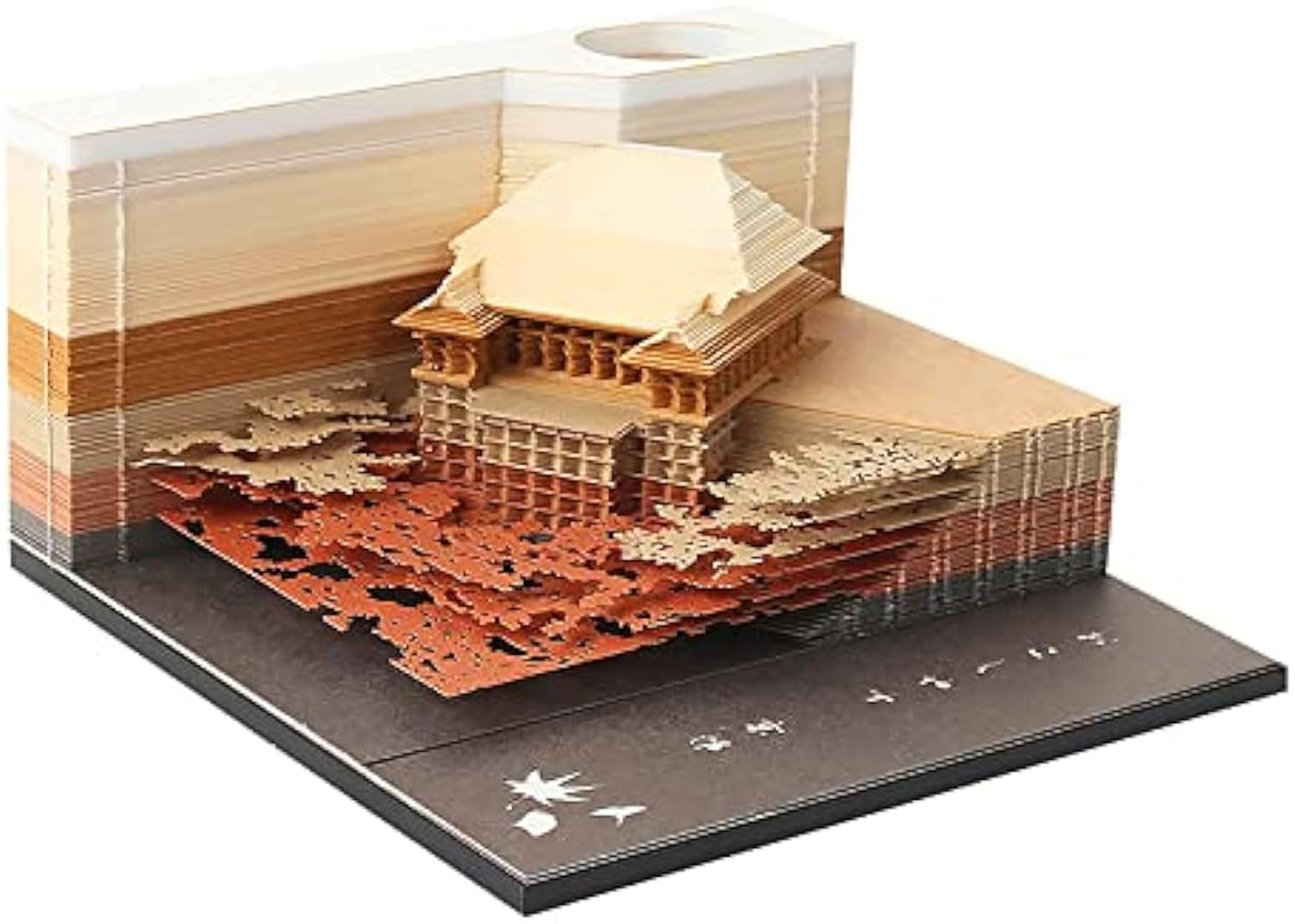 Note autoadesive Blocco note 3D Blocco note del Tempio Kiyomizu, 150 fogli Blocco note Carta artistica Blocco note 3D, Blocchi note for bambini/amante/amici/moglie/regali for studenti (Viola) (Color