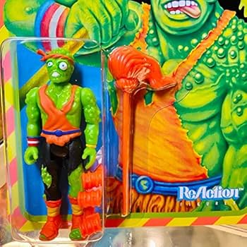 Toxic Crusaders フィギュア 6体セット reaction Super7 - Reaction Figure Toxic Crusaders - Major Disaster