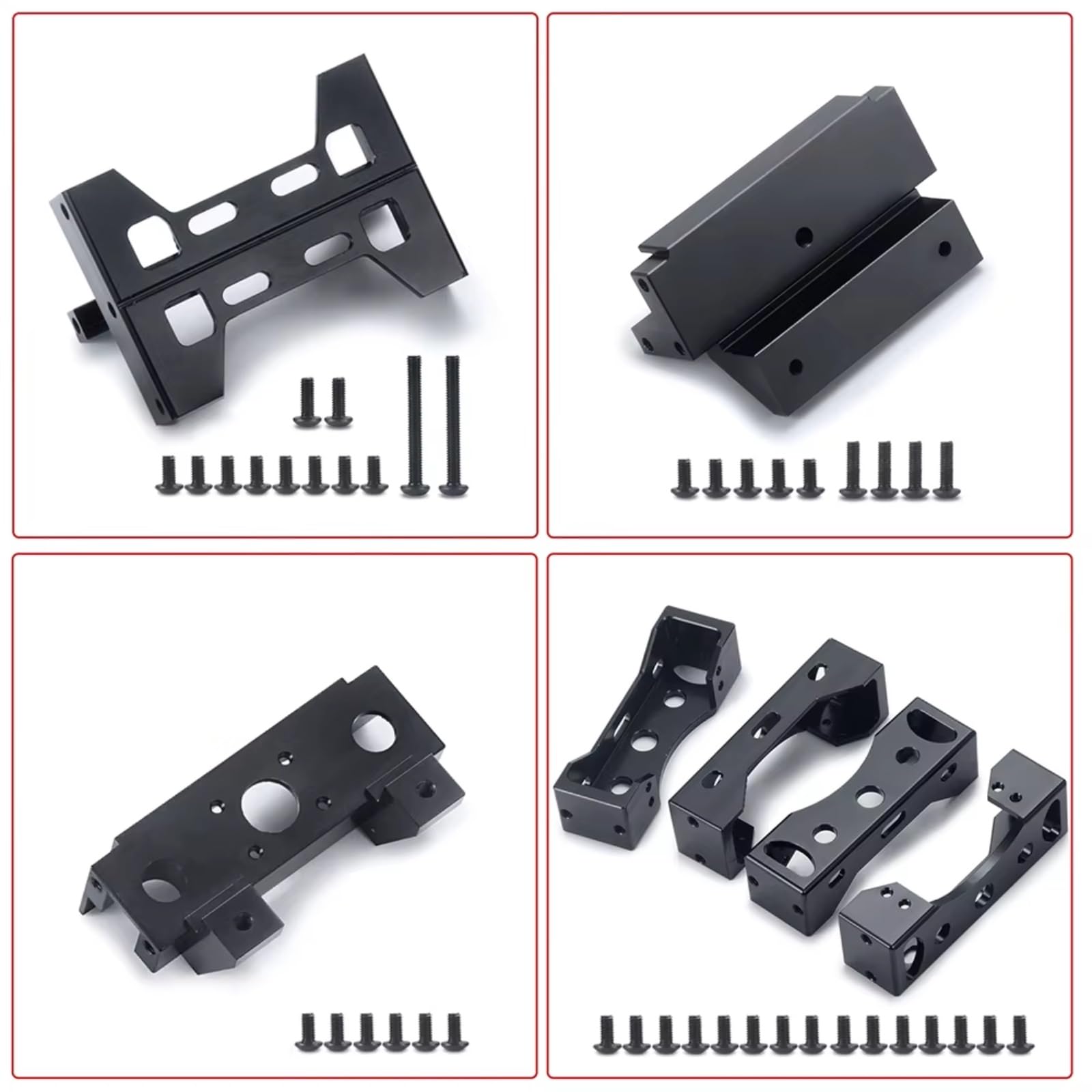 Für Tamiya Für King Für Hauler 1/14 Metall Querträger Kit Front Mittleren Schwanz RC Traktor Lkw Anhänger Upgrade Änderungen Teile Crawler RC Ersatzteile
