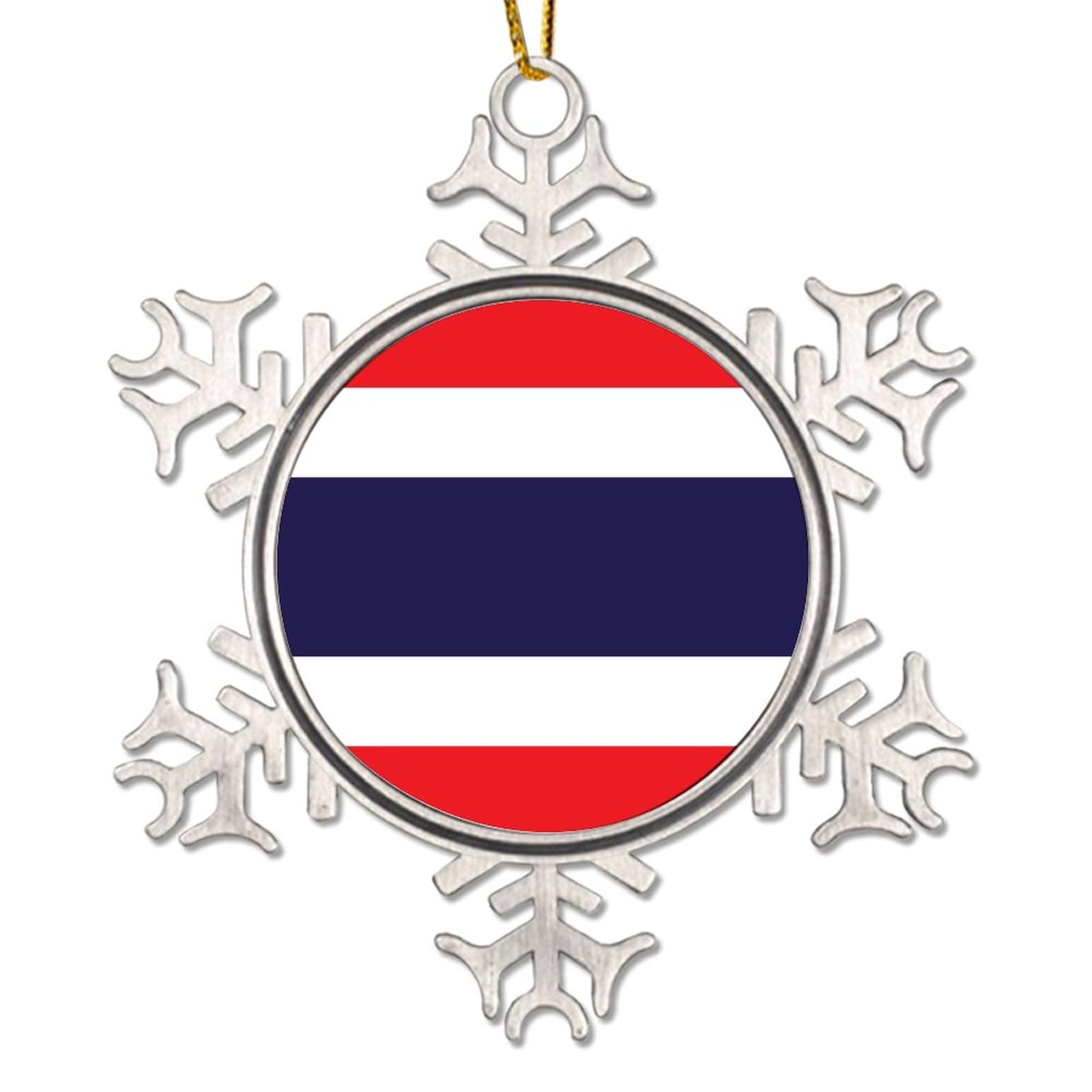 Thailand Flag Ornaments for Christmas Tree Thailand Country Souvenir Christmas Decorations for Tree National Flag Christmas Stocking Filling Gift to Child to Mom