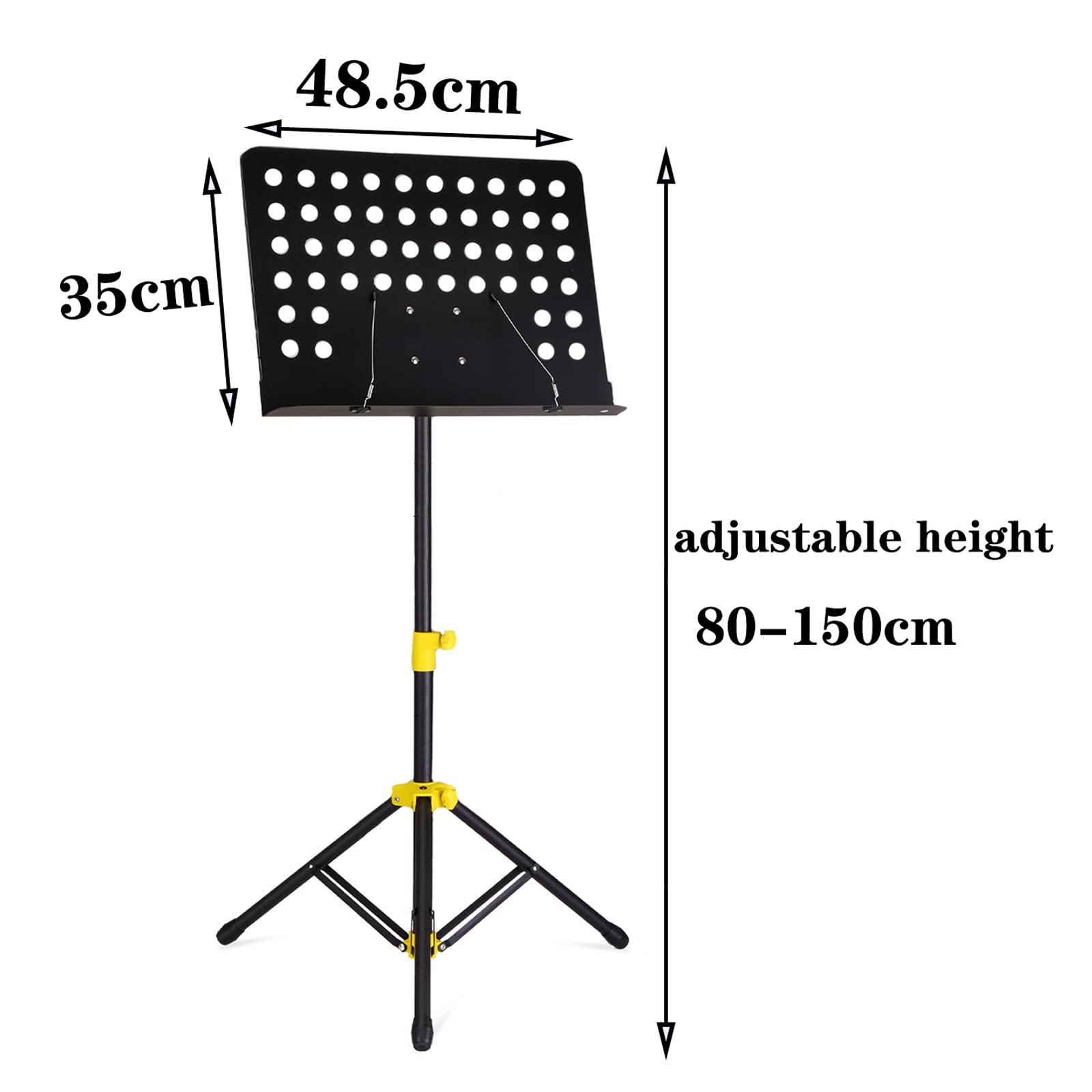 HJXGQJM Leggio Musicale Pieghevole, Leggio for Spartiti in Metallo, for Cantanti Orchestra Musica Spartiti, L'orchestra Professionale del Leggio È Portatile E Leggera Leggio per spartiti(Pink)