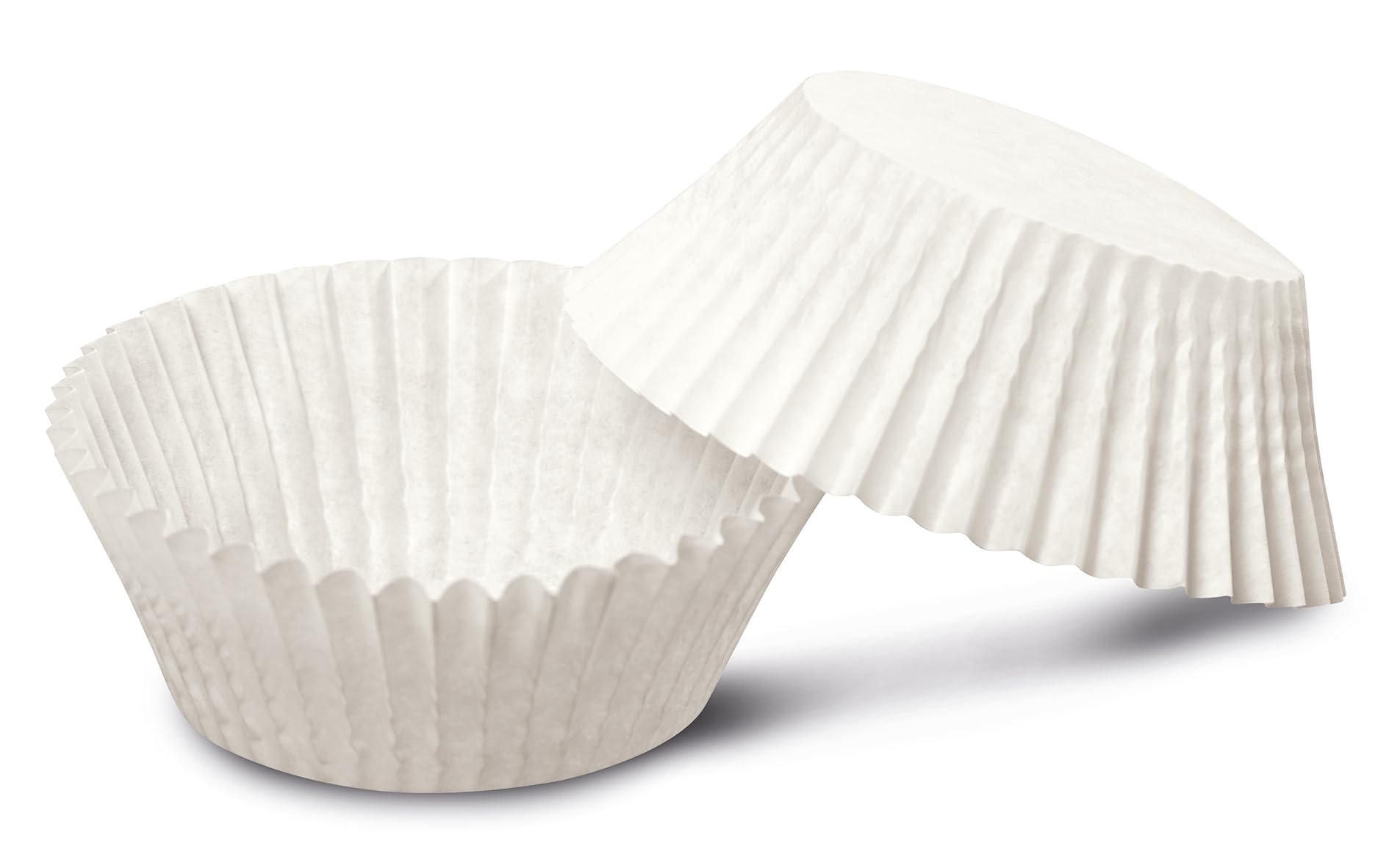 Guardini, Set of 100 Ramekins Ø 7 cm, Disposable, Non-Stick Baking Paper, 100% Recyclable, White, Made in Italy, Easy Bake Bio Line
