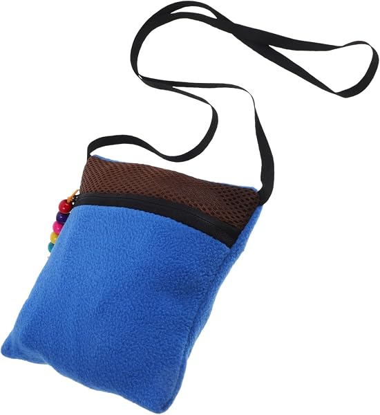 Borsa portatile per trasportare piccoli roditori e petauri sacco a pelo traspirante per criceti e altri piccoli animali borsa comoda e sicura con interno morbido per - 1