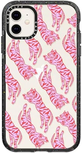 Vista 114 de CASETiFY Funda Impact para iPhone 11 - Moon Camping - Negro transparente