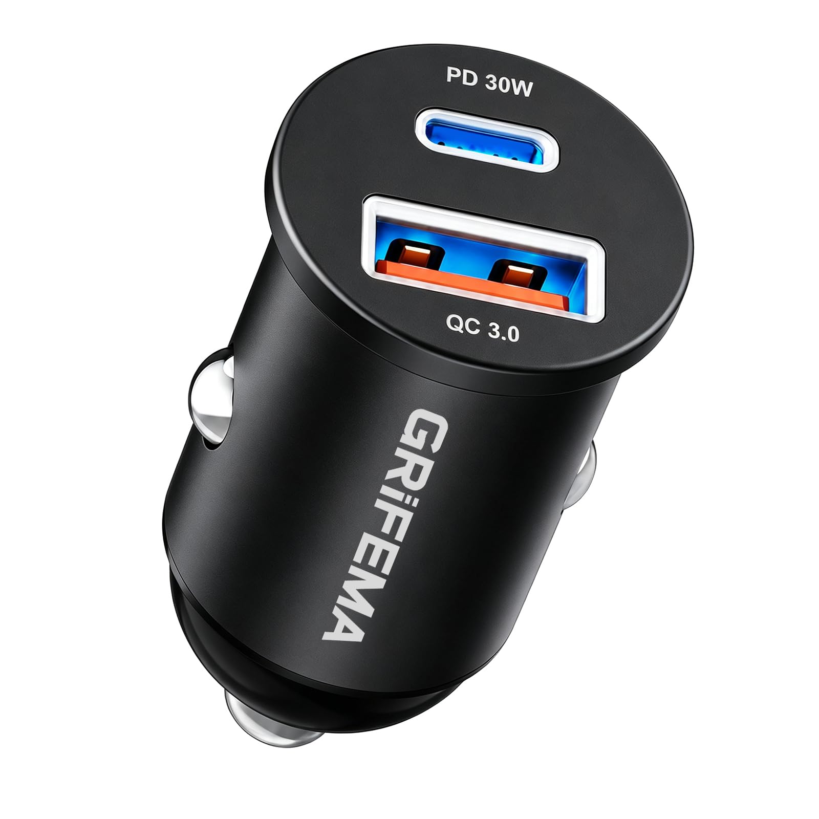 INIU Caricatore Auto USB C, 60W Combinati [Type C 30W + USB A 30W], Nero — immagine 12 di 16