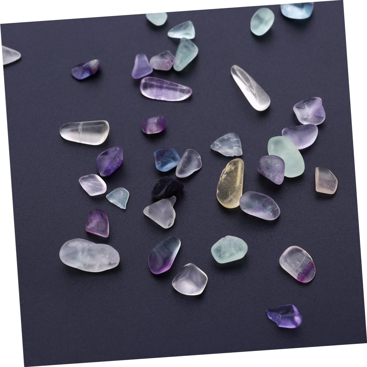 1 paquete de cristales de chakra, grava, amatista, grava, grava, piedras curativas, grava, jardín, grava, piedras preciosas de cristal naturales para pecera acuario