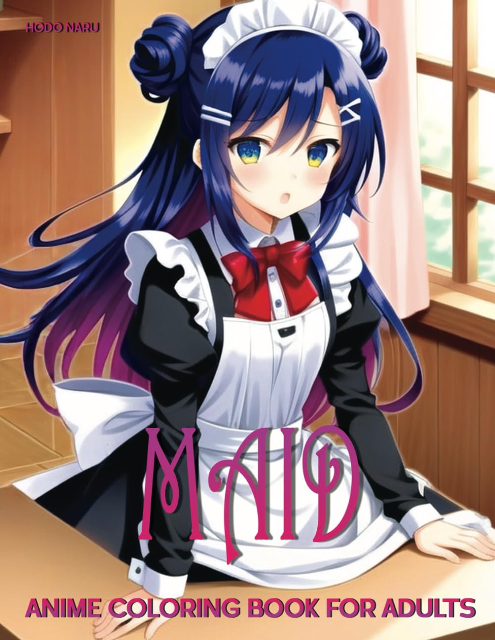 Maid: Anime Coloring Book for Adults (Anime Girl Coloring Books)
