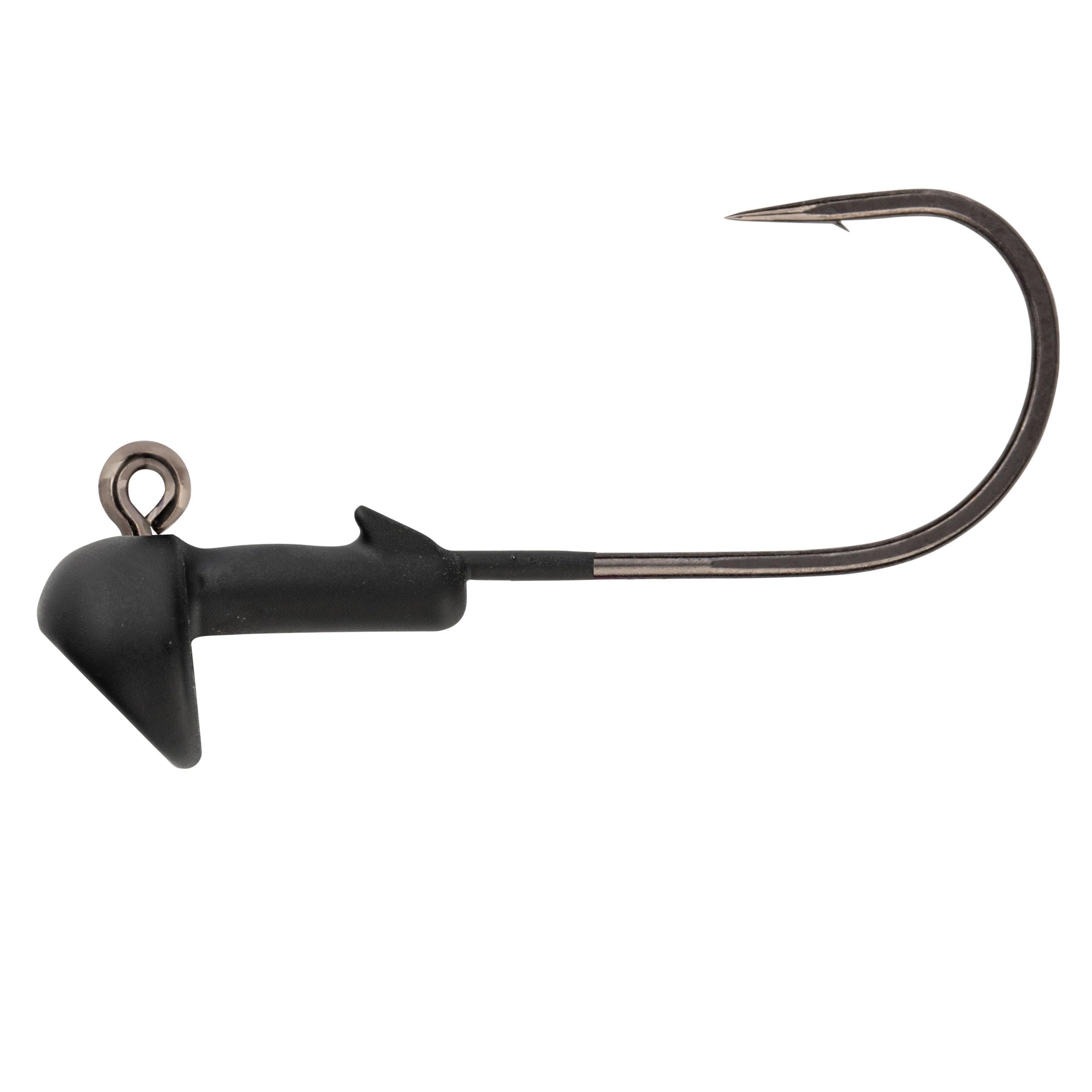 Northland Tackle Tungsten Stand Up Jig Heads, 2 Packs, Black, 1/4 Oz Size for Walleye, Bass, & Crappie