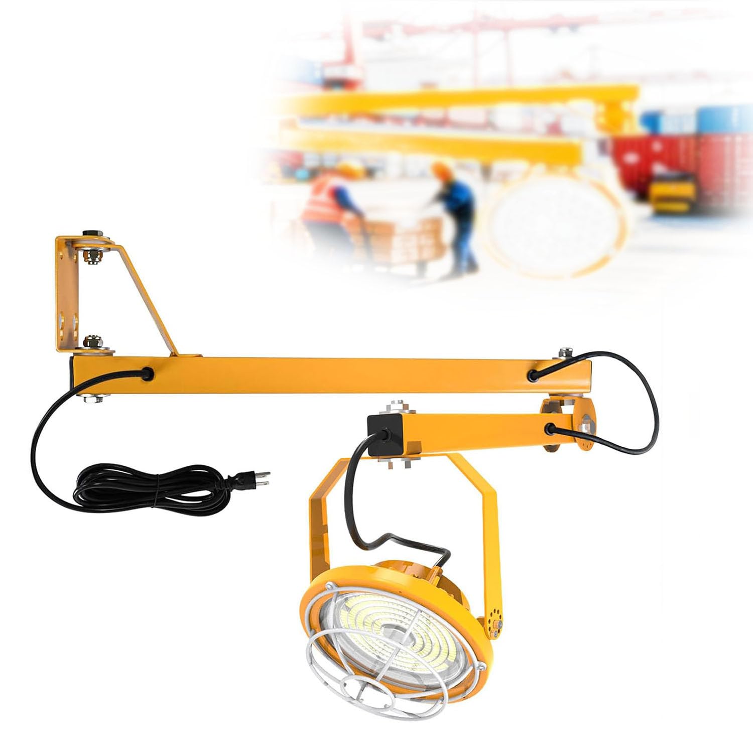Wall Mount LED Dock Light 30w/50w Rotatable Head for Container Work 50W