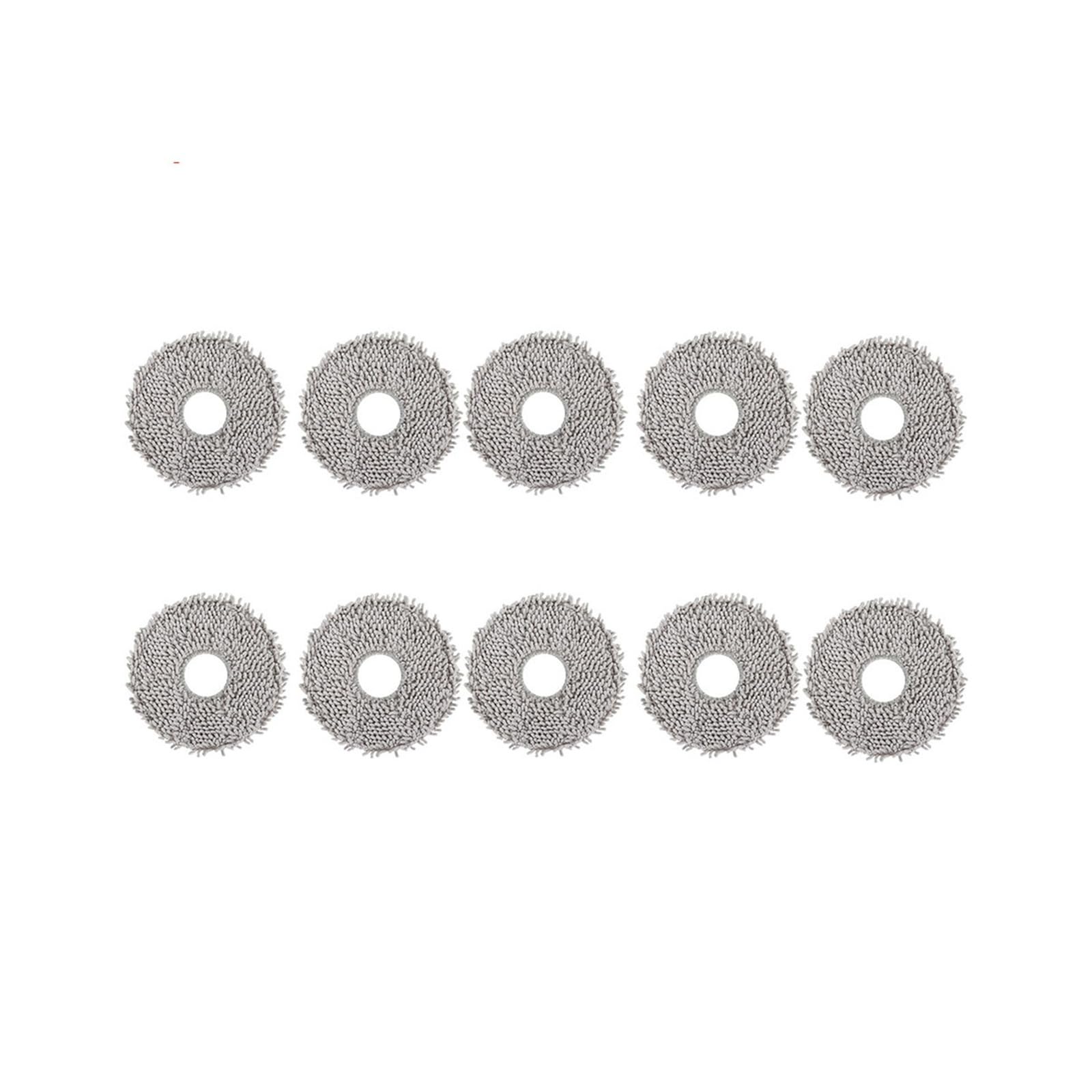 VIXWDRUTY Compatible For Xiaomi，Compatible For Omni，Compatible For Dreame，L10s Ultra S10 S10 ProX10 B101CN Mop Cloth Robot Vacuum Pads Holder Accessories(10pcs mop pad)