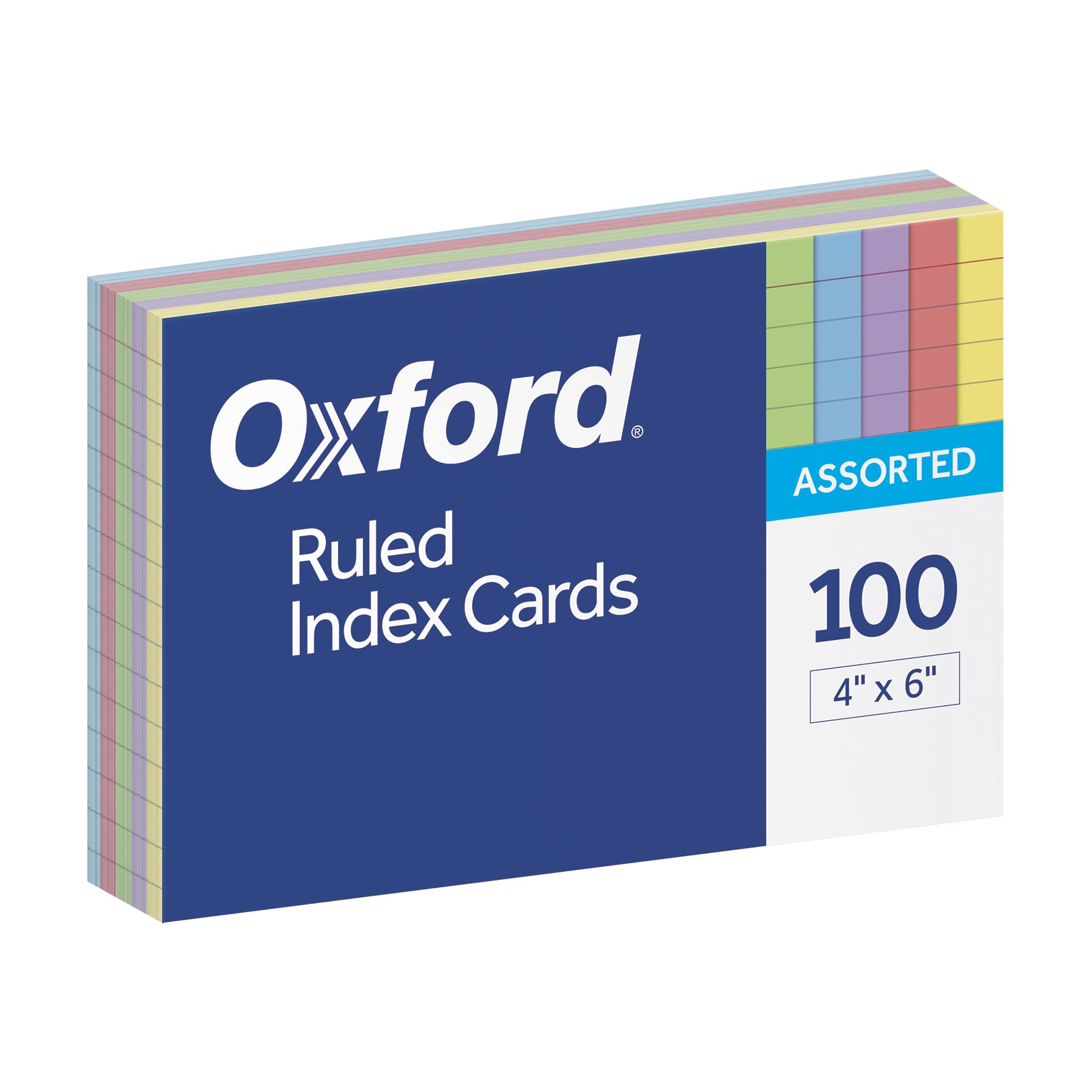 Amazon.com : Oxford Ruled Color Index Cards, 4