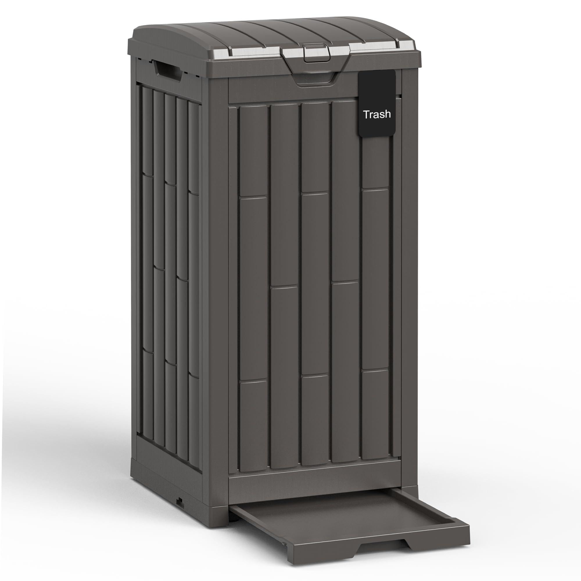DIAMONDFORGE 30 Gallon Outdoor Trash Can