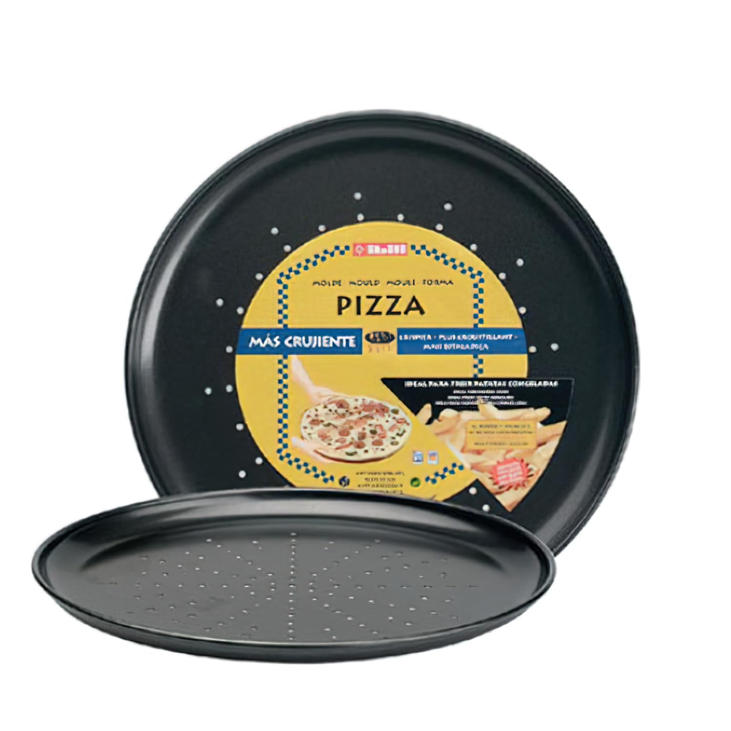 Ibili Moka - Molde Pizza Crispy, 32 cms