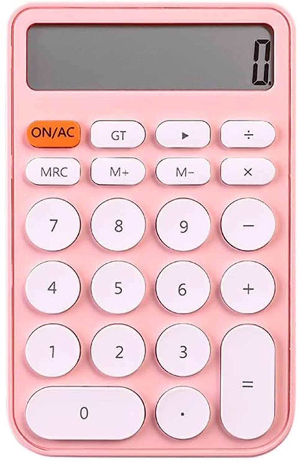 calculatrices de bureau, calculatrices de bureau, Calculatrice de bureau, écran LCD HD à 12 chiffres, version de base jaune mignon, batterie solaire double alimentation, multifonction for étudiant, éc