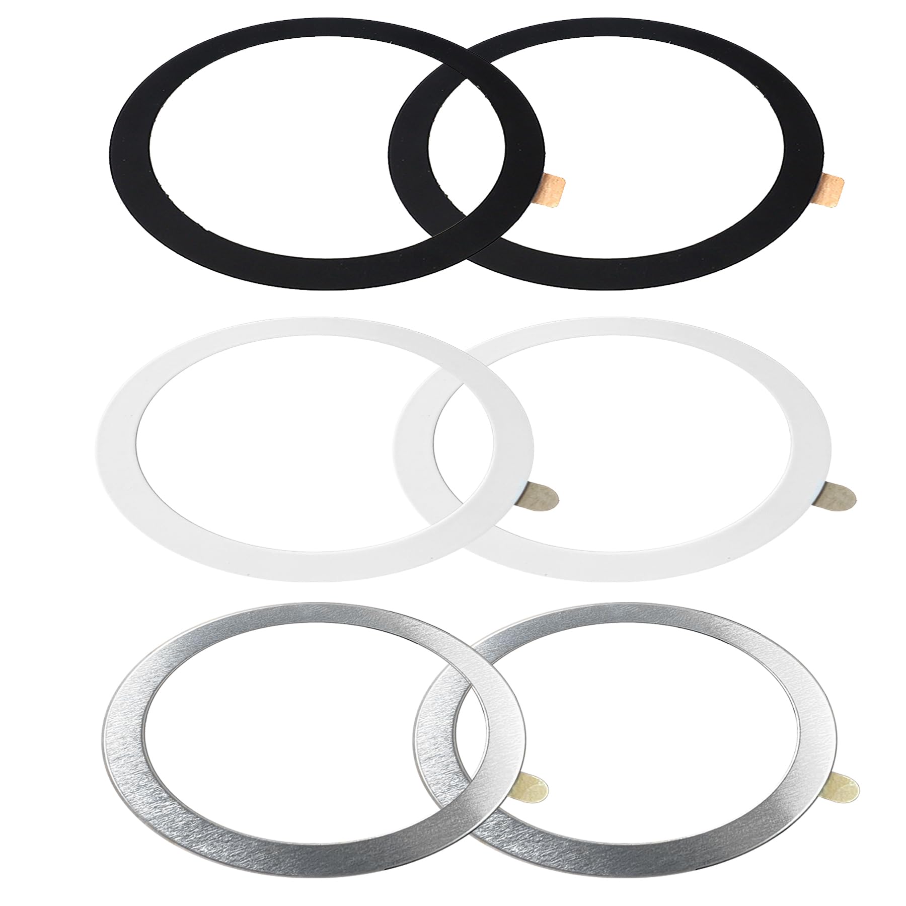 TENOC Universal Metal Ring Sticker for Magnetic Charger for iPhone/Samsung/Android All Cellphones
