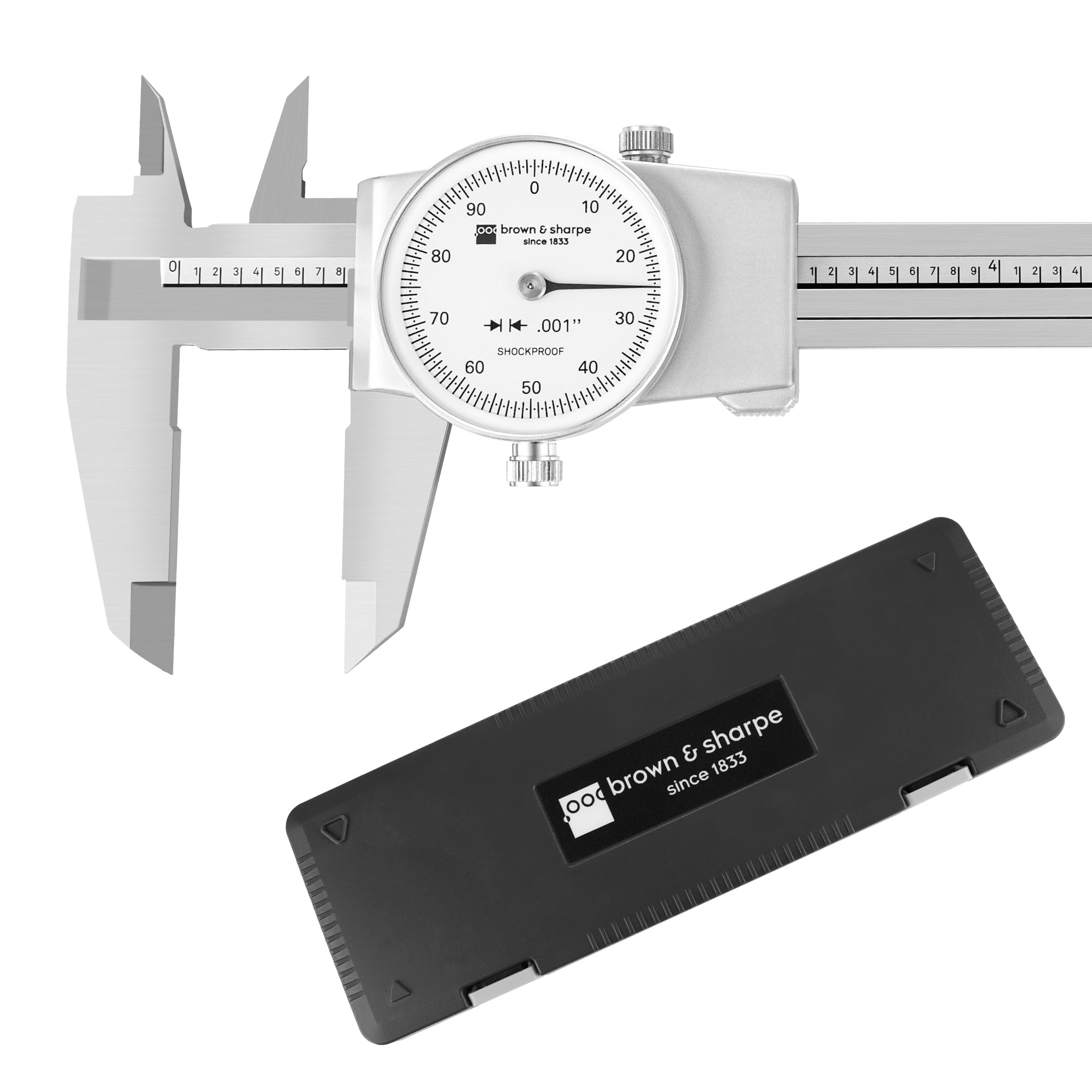 Brown & Sharpe 8-Inch Dial Caliper–Precision Stainless Steel Measuring Tool