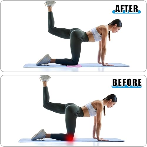 Miniatura 6 de PATIKIL Rodilleras de yoga, cojín de espuma de poliuretano, extra grueso, para pilates, para mujeres, hombres, muñeca, manos, cabeza, ejercicio