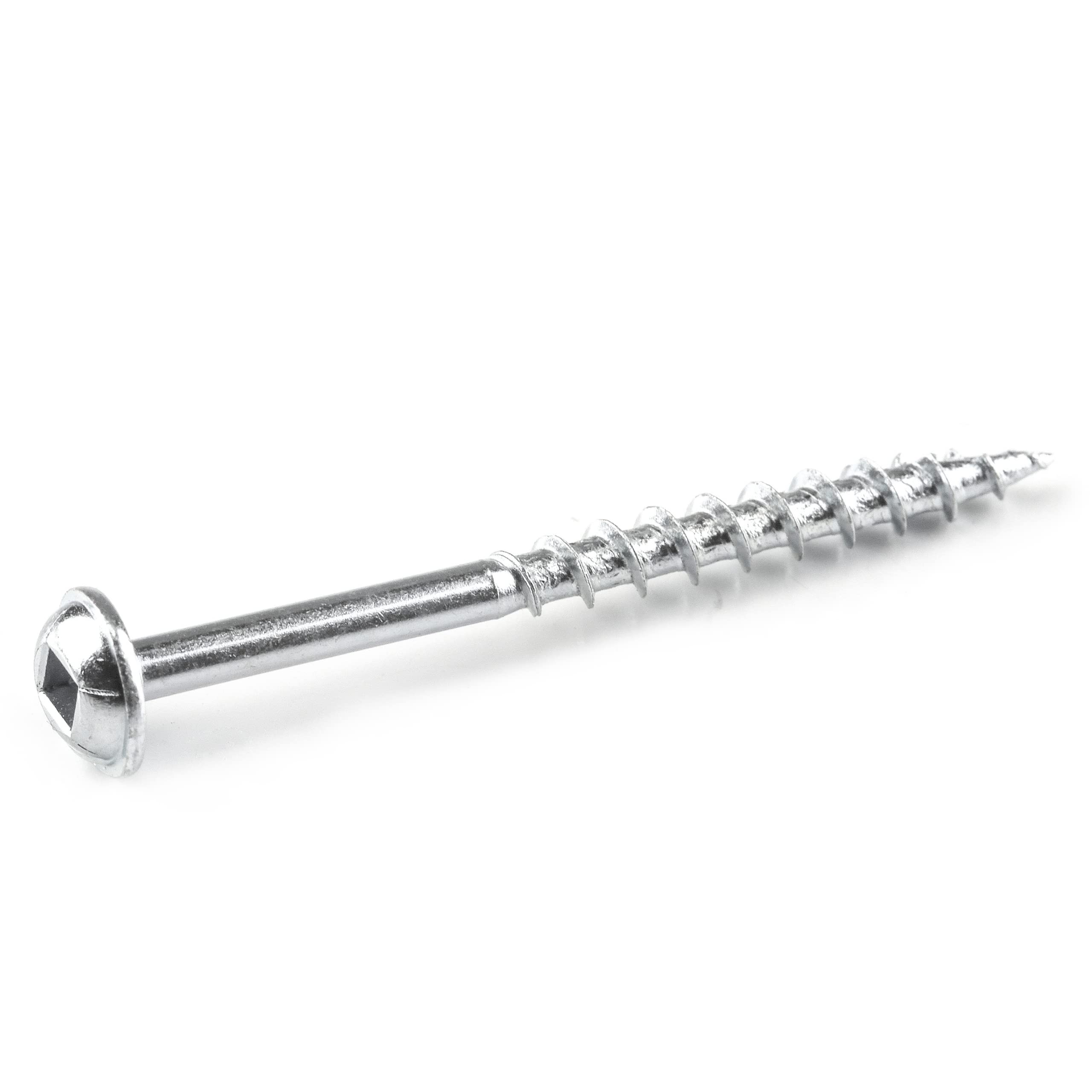 VITI KREG PER FORI TASCABILI SML-C250-250 - 2 1/2 Pollici, #8 Filetto Grosso, Testa Piatta Esagonale, Con Rivestimento In Zinco. Confezione Da 250 Pezzi, Nuove!