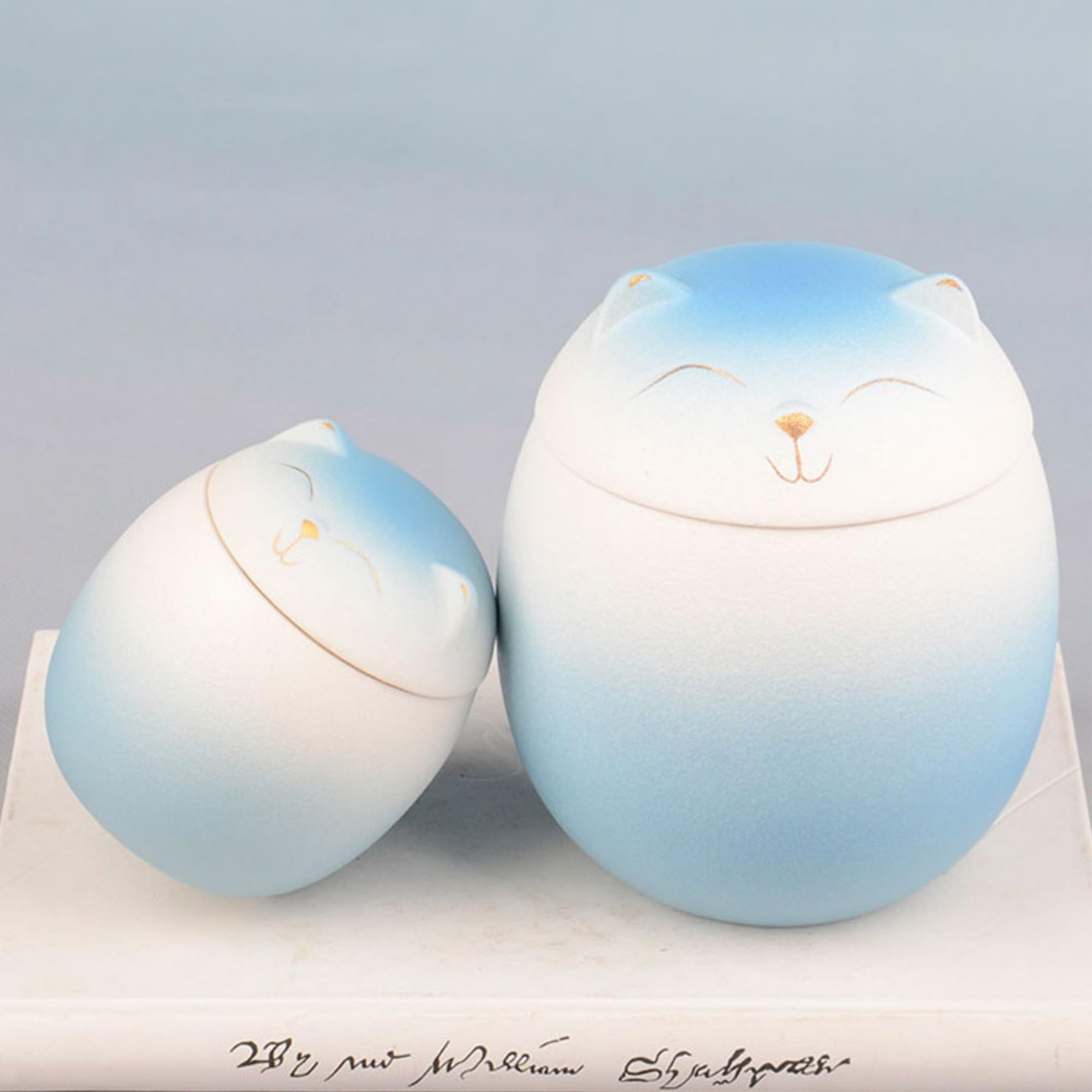 Urna de cerámica personalizada para mascotas, tarro de cremación de muerte de mascotas grabado con el nombre de la mascota y fecha conmemorativa, taza conmemorativa de colección de pelo lindo