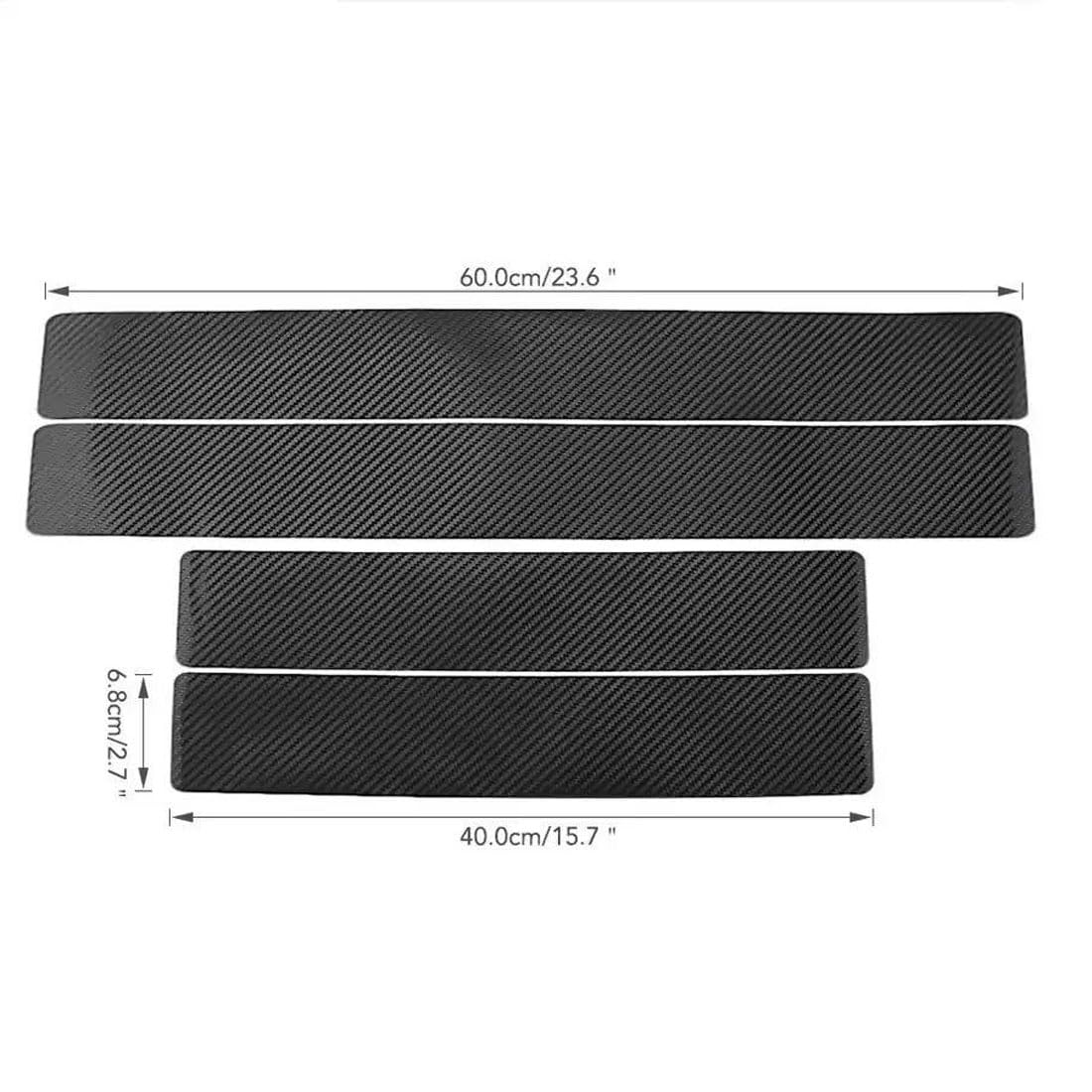 Protección De Umbral De Goma Negra Para Puertas Delanteras Y | Envío Gratis