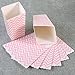 NUOLUX Popcorn Boxes,Scatole di Popcorn,Scatola di Popcorn Scatola Decorativa per Il Partito, 48pcs (dentellare)