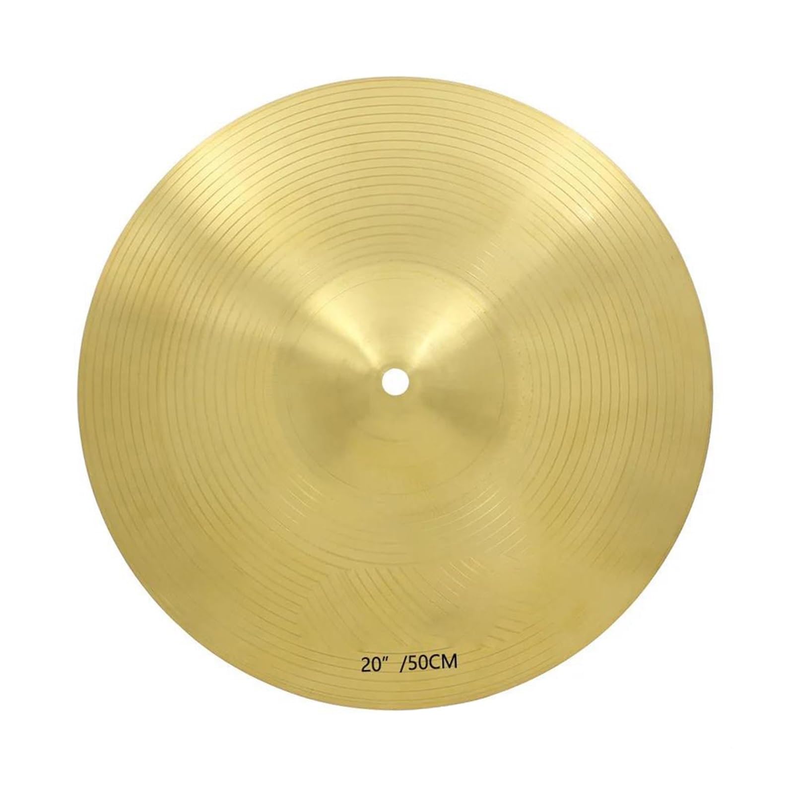 Miłośnicy Muzyki Talerz 18/20 Calowy Bęben Crash Talerze Akcesoria Perkusyjne Stop Brązu Mosiądz Części Instrumentów Muzycznych(20 Inch)