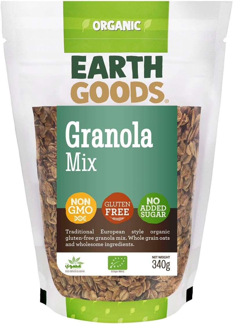 Organic Gluten-Free Granola Mix, Non-gmo, Gluten-Free, No Added Sugar 340g