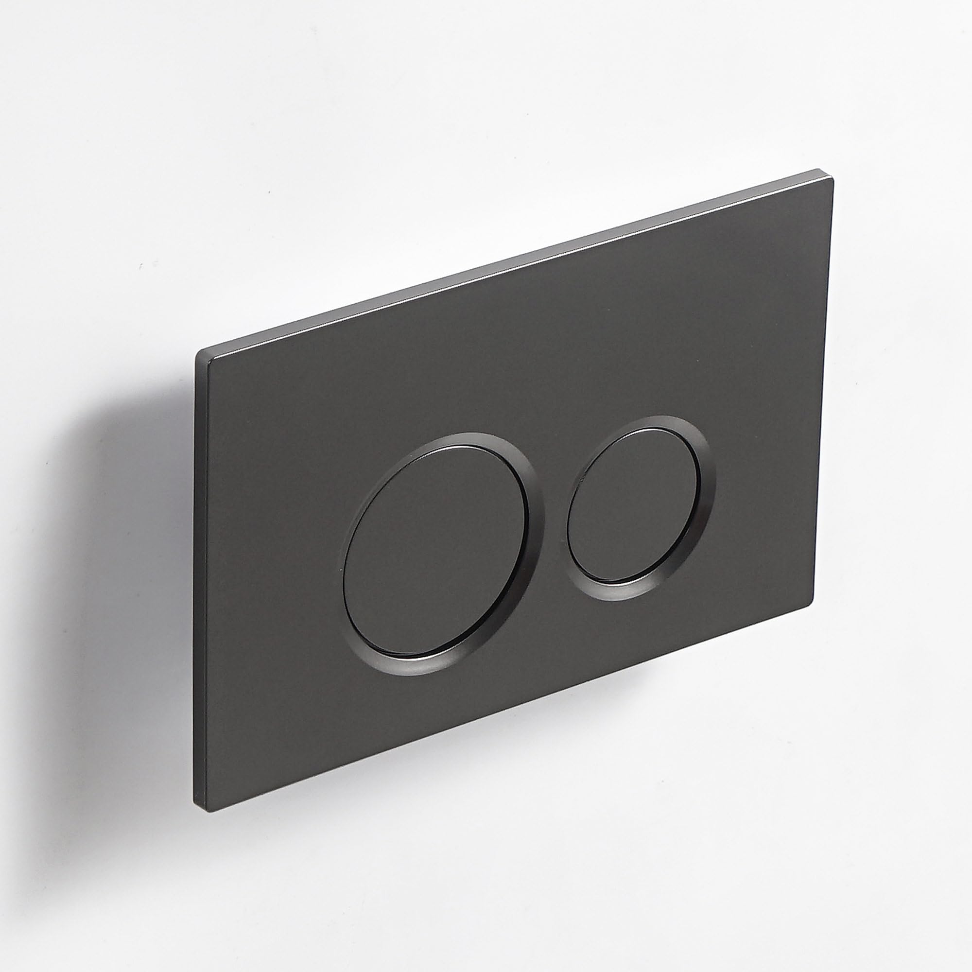 Drückerplatte Gunmetal, kompatibel mit Geberit Sigma UP 320, 1 Stück Betätigungsplatte